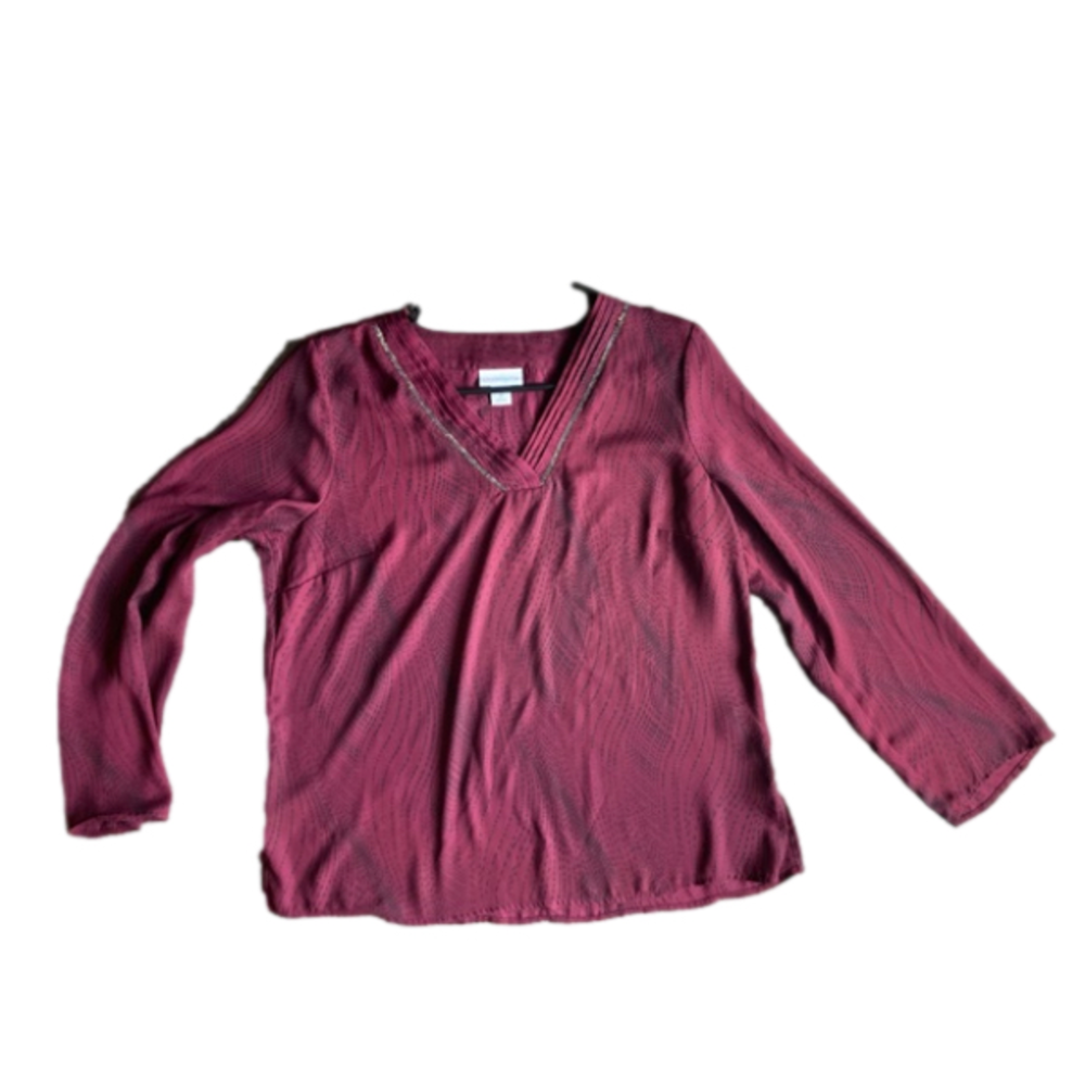 Liz Claiborne Size Medium Beaded Blouse
